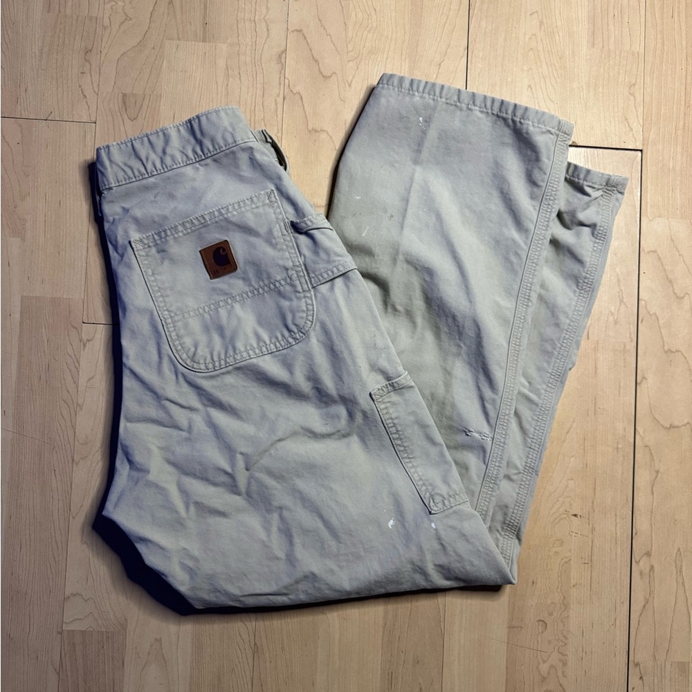 Carhartt Men's Tan Work Pants (30x30)